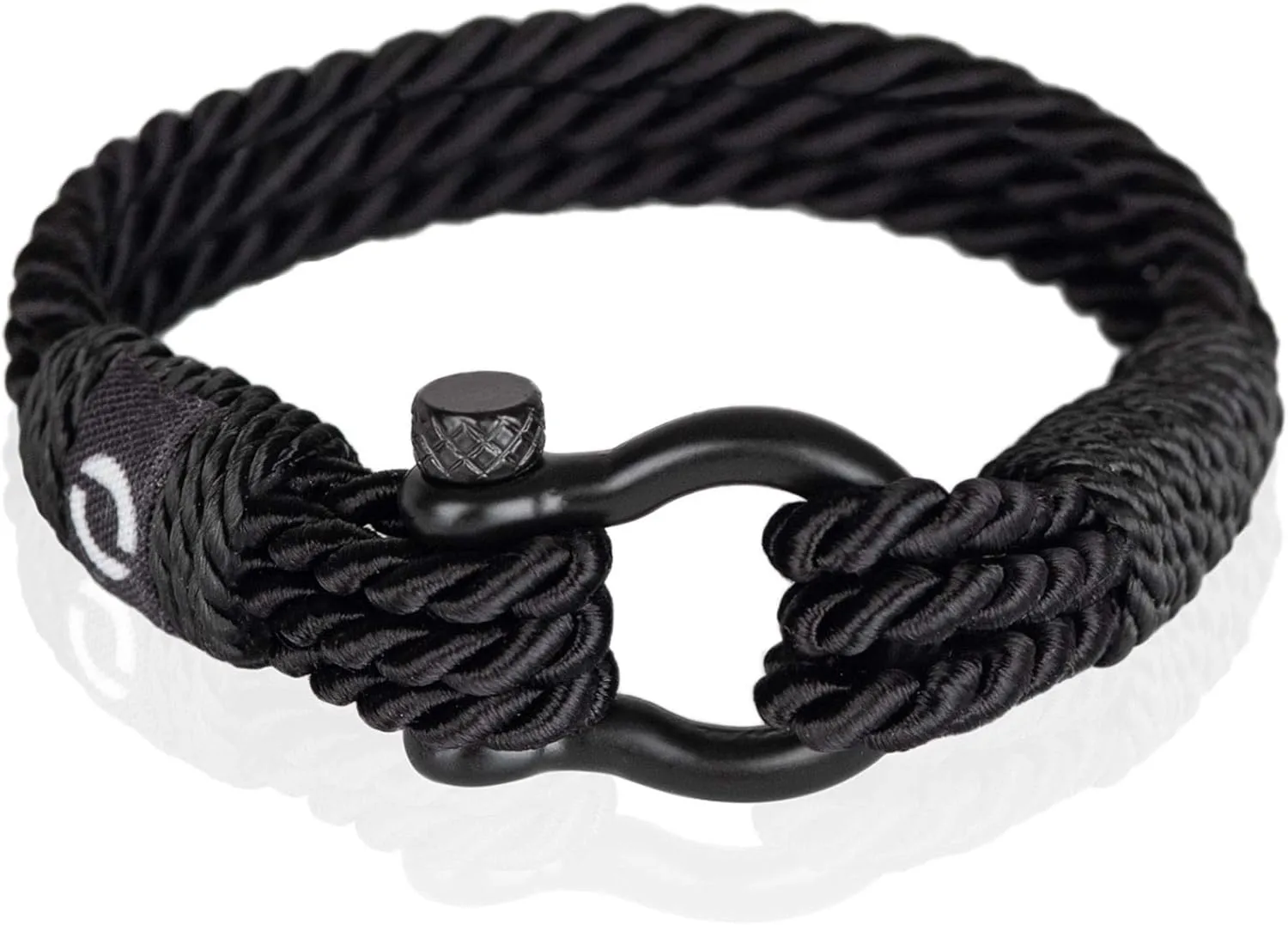 | Durable Twisted Rope Mens Bracelet with Shackle | Elegant Re-Made Nautical Style | 5 Rope Colors, 2 Shackle Colors