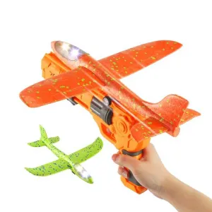 مسدس طائرات لطرد الرغوة ، ألعاب الأطفال . Foam jet gun, children's toys