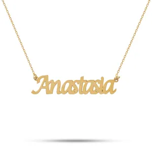 14k Gold Custom Name Necklace Personalized Name Necklace Unique Name Necklace Dainty Name Necklace Sterling Silver or Gold Name Necklace Nameplate Customized Jewelry Gift for Women