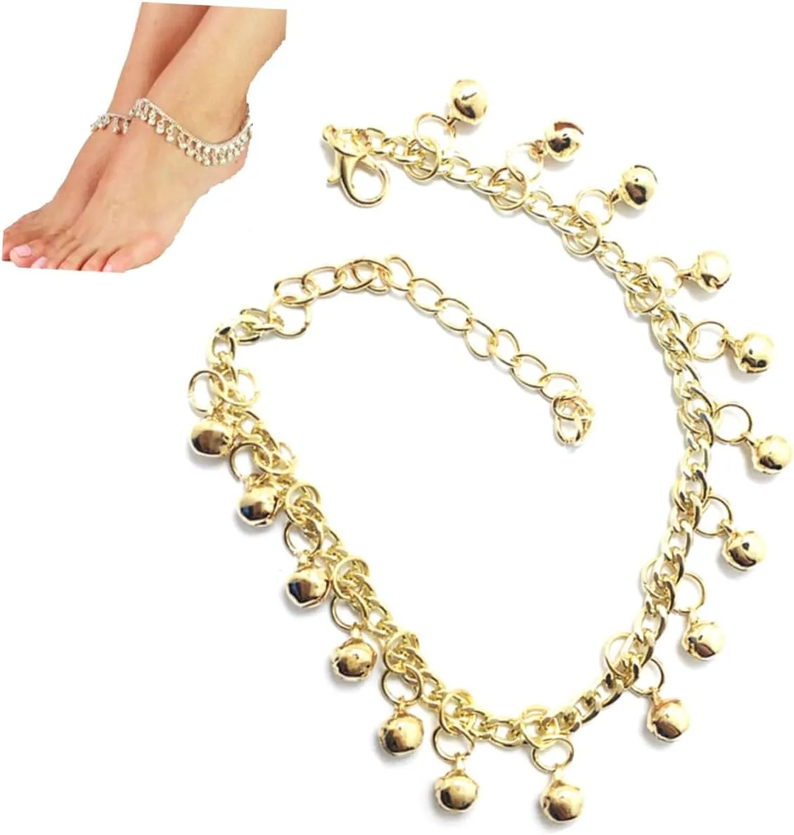 2pcs Anklets for Women Mens Rhinestone Bracelets Bohemian Bracelet Ankle Bracelets for Men Bracelet for