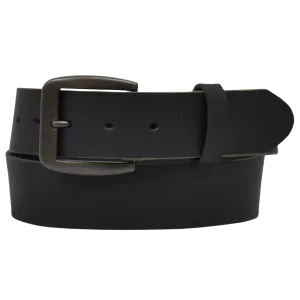 3D Belt Company Men's Distressed Black 1 1/2" Leather Belt D1160