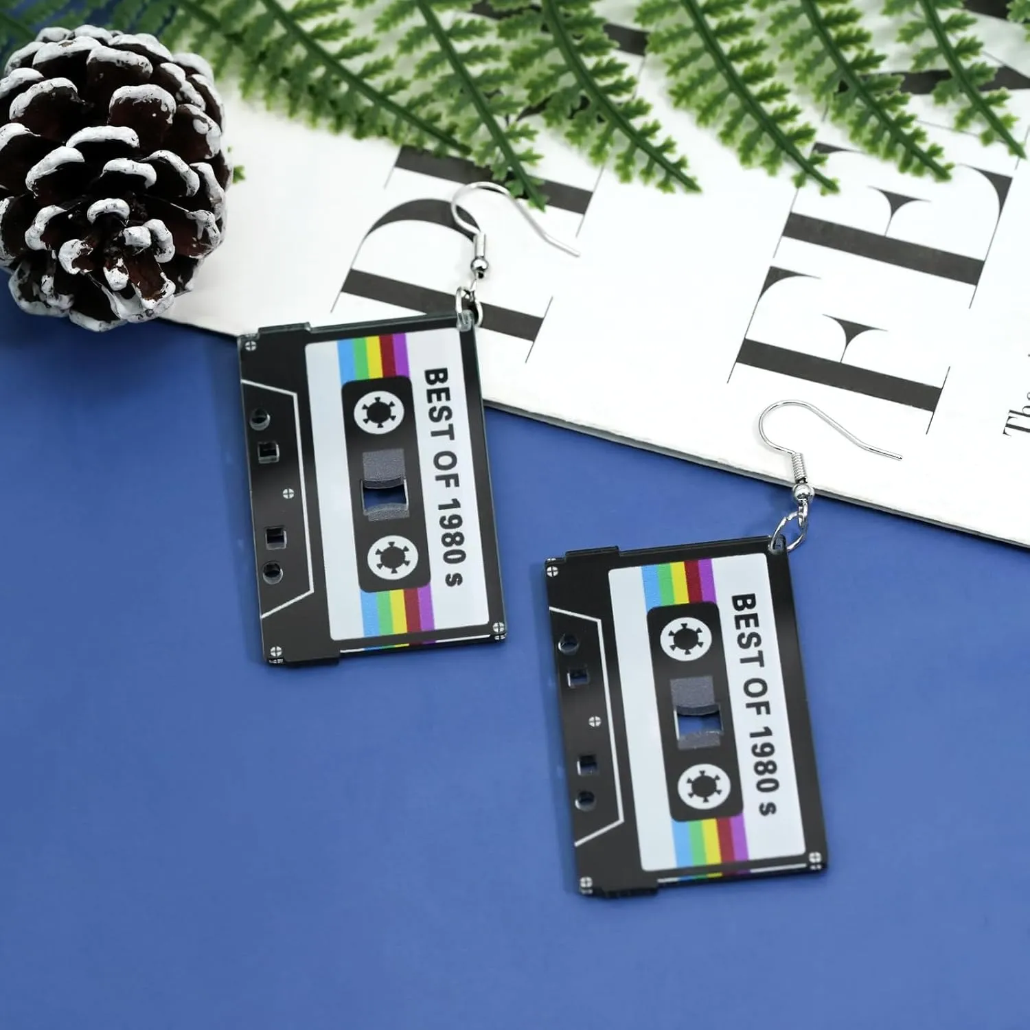 80s 90s Earrings for Women Colorful Lightning Acrylic Drop Earrings Neon Earrings Bulk for 80's 90's Outfit Glow Party Halloween 80s Accessories Jewelry