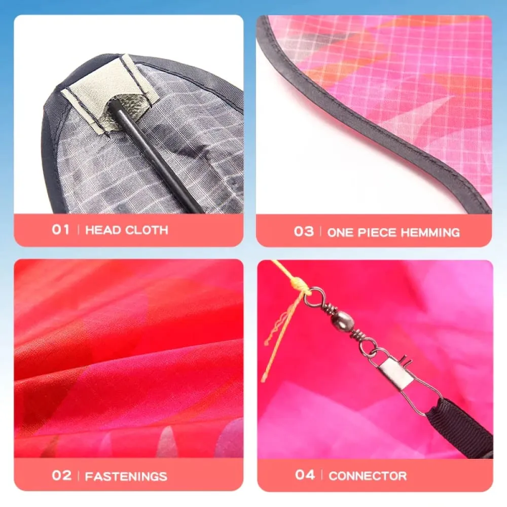 Beautiful Butterfly Kites Red Crystal Butterfly Kites with 100m Kite String Children Adults Kites Factory Outdoor Toys