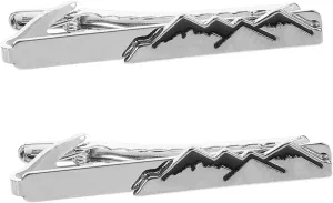 BESPORTBLE 2pcs Dark Clips for Men Gold Tie Clip Bar Jewelry Men Accessory Valentines Day Present