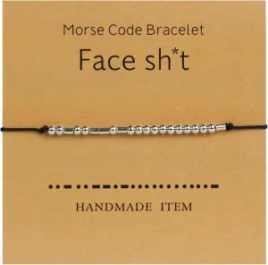 Best Friend Morse Code Bracelet for Women, Birthday Gifts for Soul Sisters, BFF and Long Distance Friendship Presents, Work Bestie Gift, Easter Basket Stuffers for Best Friends and Sisters