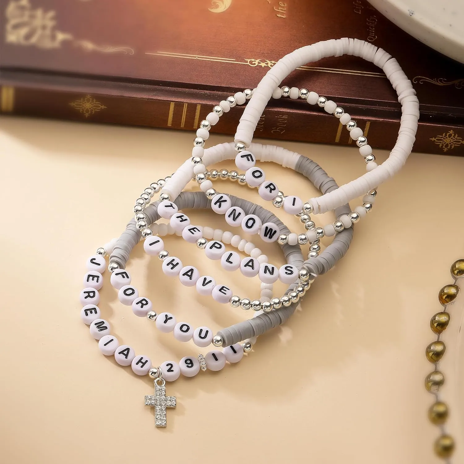 Bible verse bracelets Christian Bracelet Bible Verse Wristbands Inspirational Daily Bible Verse Bracelets for Women Men