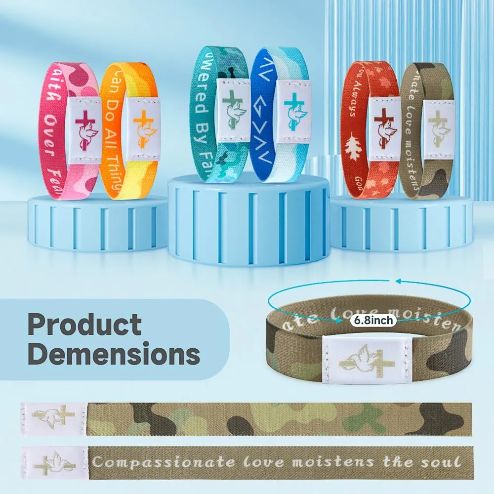 Bible Verse Bracelets for Men with NFC Scan - Daily Bible Bracelet Touch Chip for Scripture Access, Bible Accessories Christian Gifts