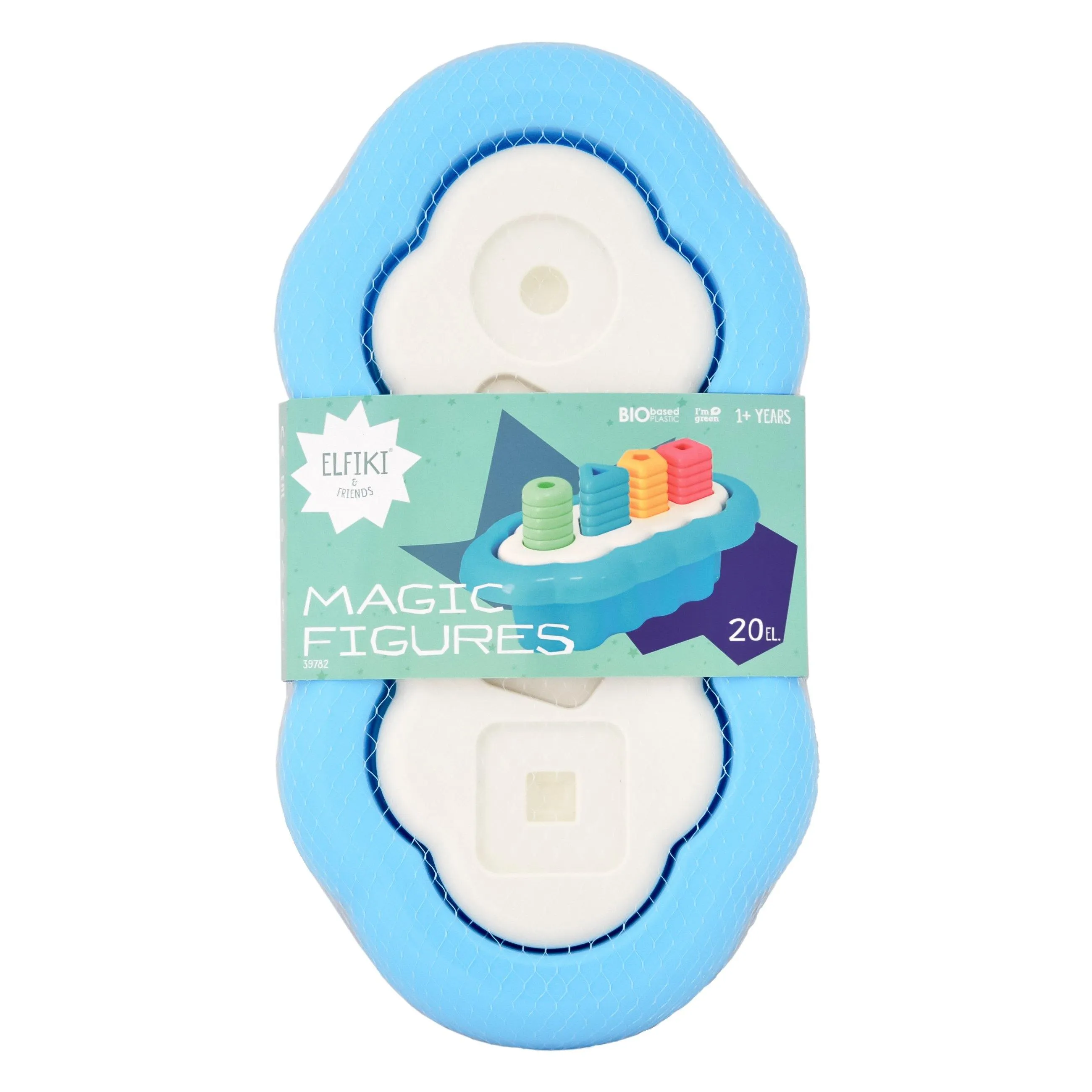 Bioplastic toys - 20 piece giant stacking toy.