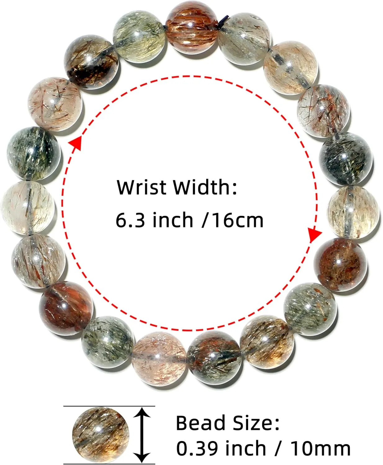 Blessing Beaded Stone Bracelet 18th 25th 30th 35th 45th 60th 70th Birthday Gift For Women Daughter Mon Sisiter Grandma Good Wish Gifts