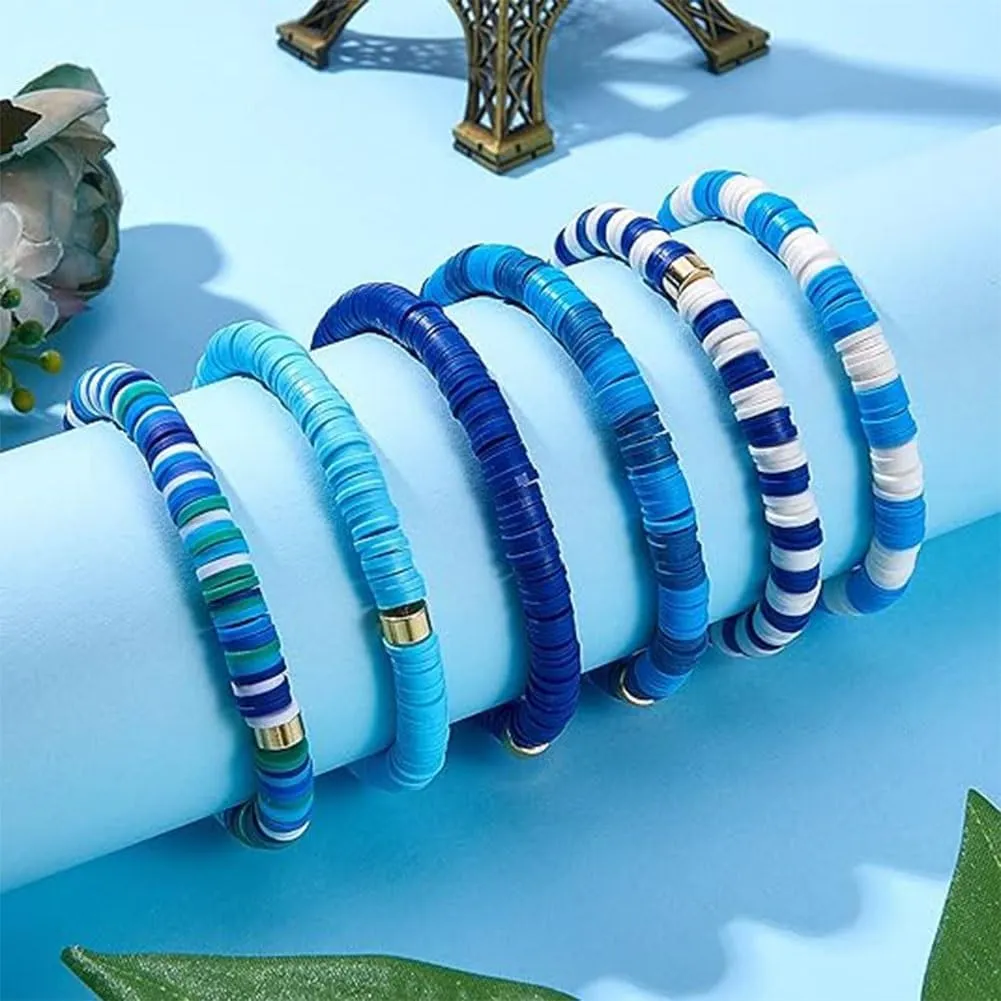 Blue Friendship Bracelets for Women, Blue Friendship Bracelet Kit, Dark Blue Beaded Friendship Bracelets