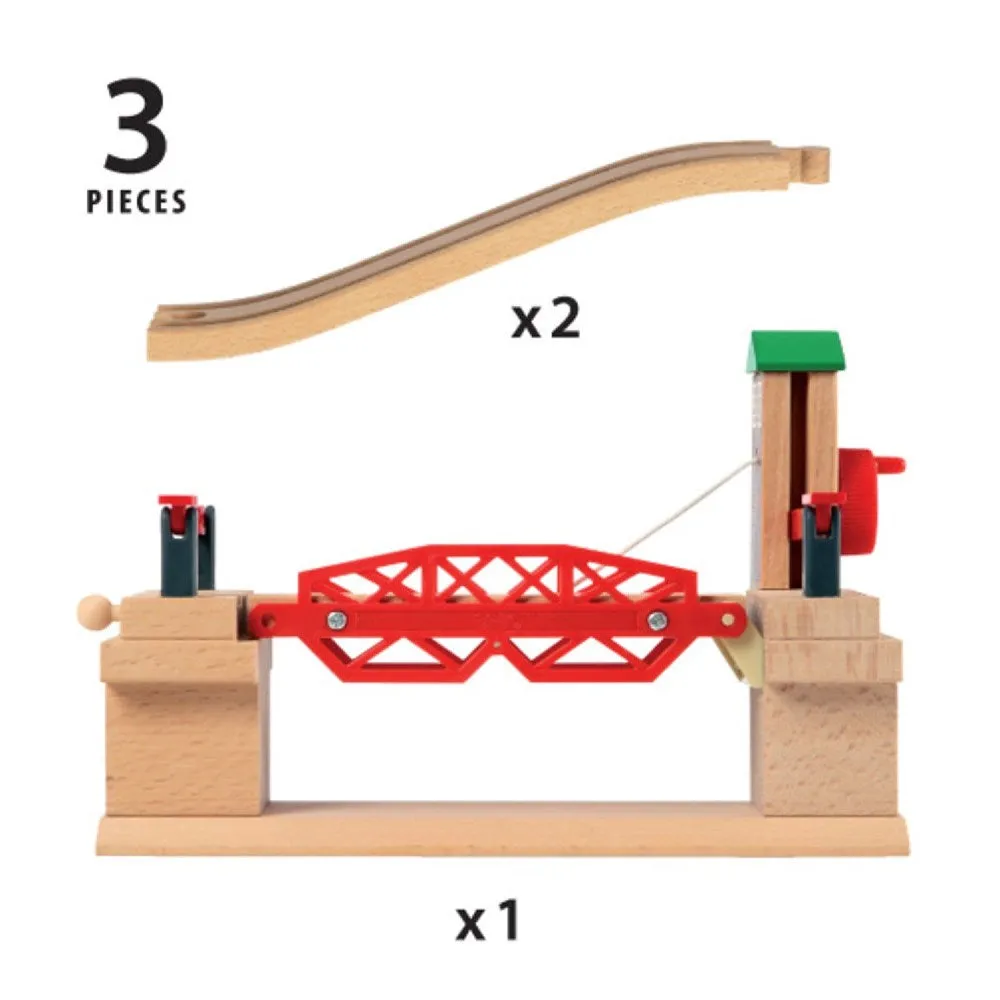BRIO Bridge - Lifting Bridge 3 pieces 33757