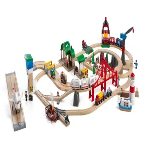 BRIO Set - Railway World Deluxe Set 106 pieces 33766