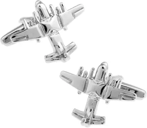 C-130 Airplane Cufflinks  Distinctive Aviation-Themed Gift for Pilots and Enthusiasts