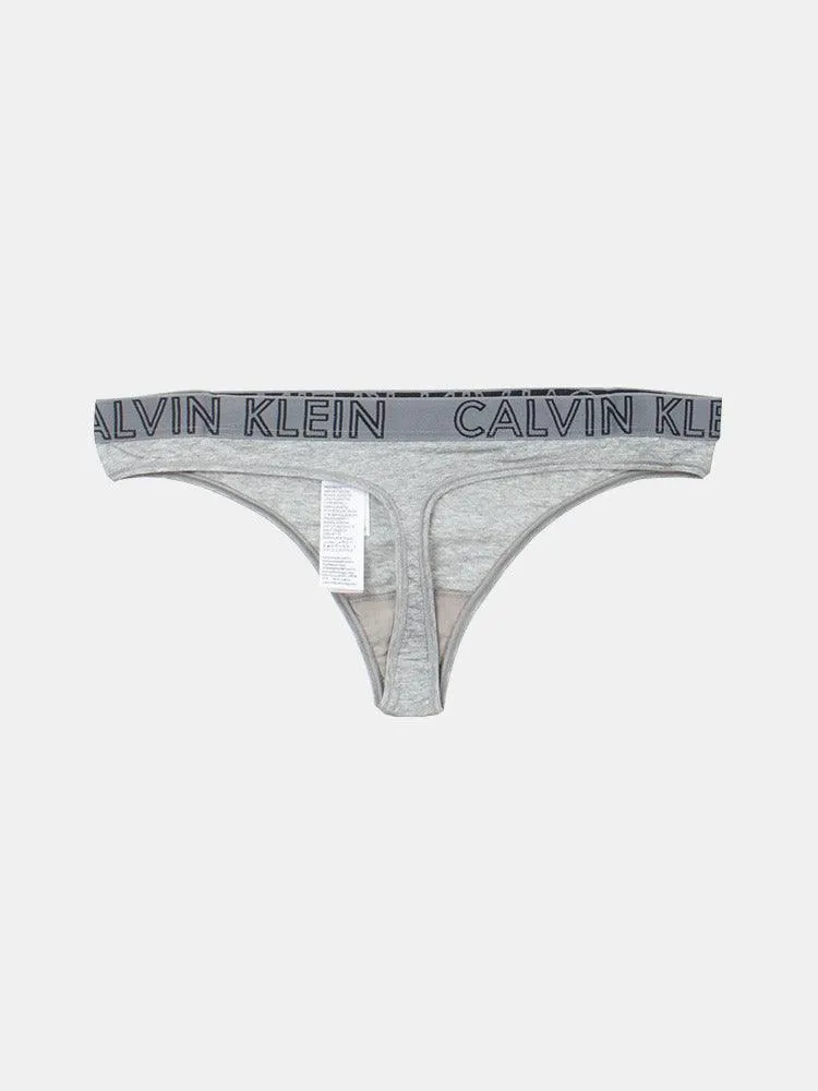 Calvin Klein Ultimate Cotton Thong - Grey