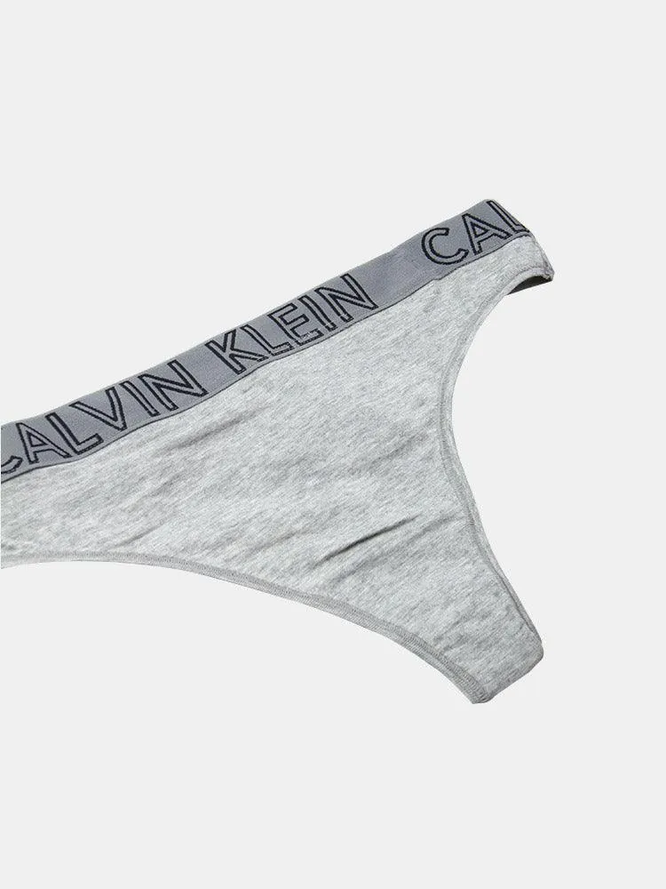 Calvin Klein Ultimate Cotton Thong - Grey