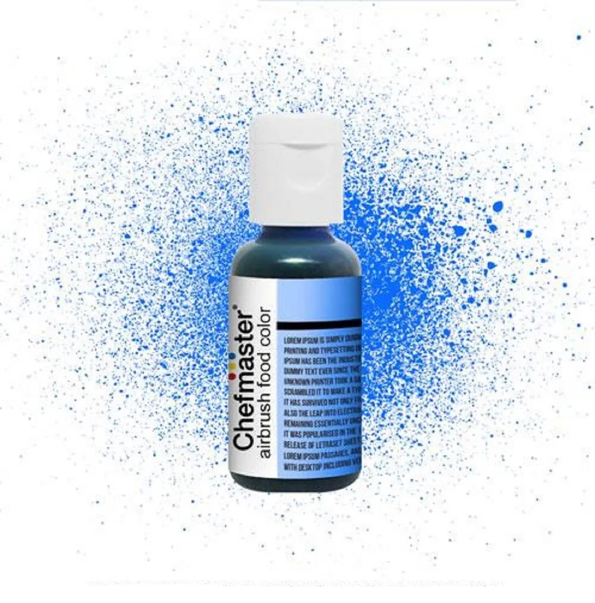 Chefmaster Airbrush Neon Blue 0.64oz
