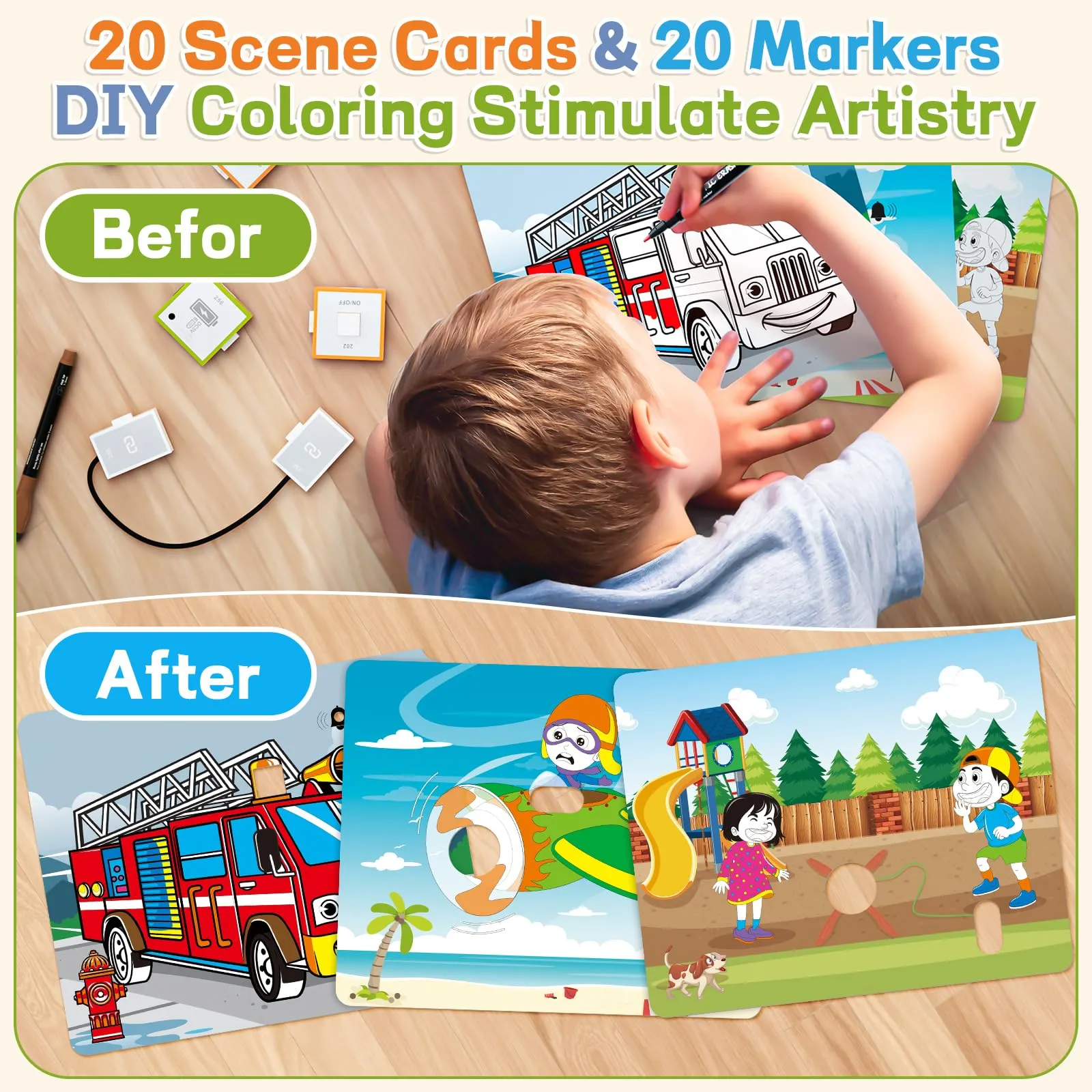 Circuit Kits for Kids Age 3-12 STEM Toys