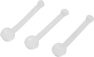 Claire's Sterling Silver Solid Silver Nose Ring Studs, 3-Pack