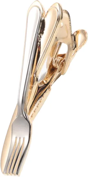 Classic Mens Tie Clip Knife Tie Pin Necktie Bar for Business Groomsmen Wedding