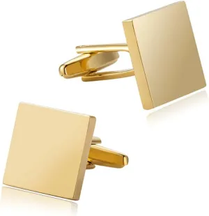 Copper Cuff Links for Men Business Wedding Banquet Shirt Accessories Cufflinks Jewelry Gifts for Father Husband Son Boyfriend