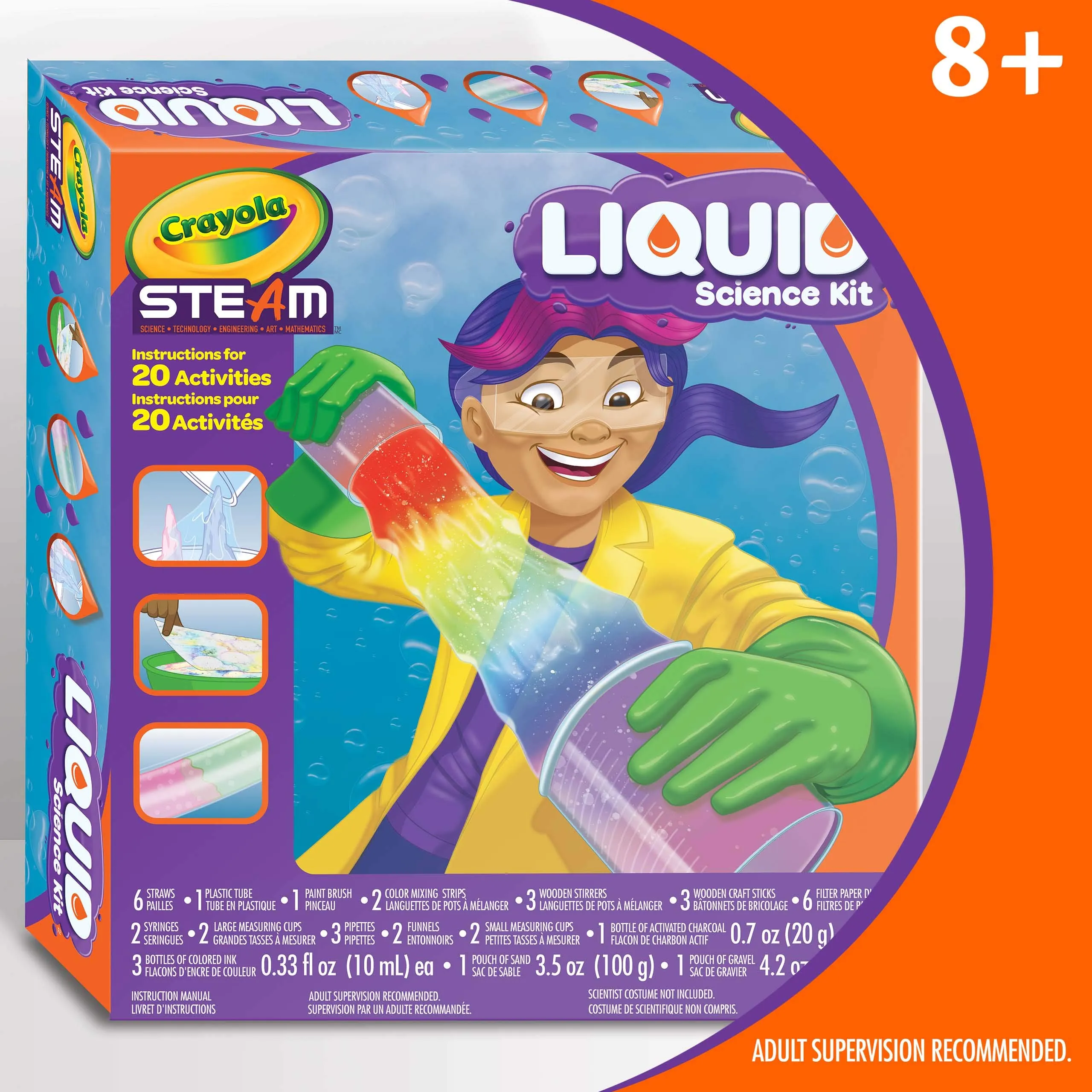 Crayola Liquid Science Kit for Kids' Experiments