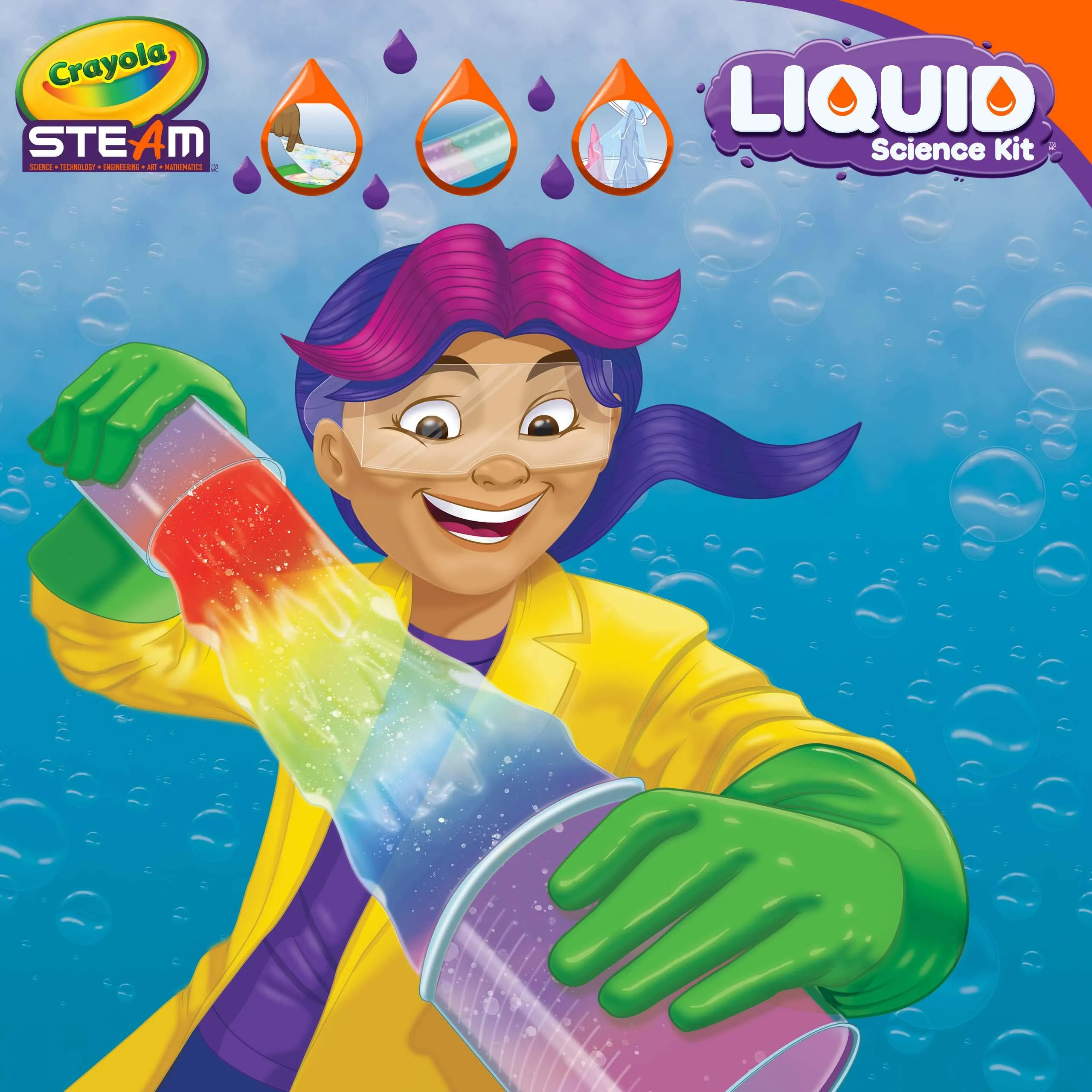 Crayola Liquid Science Kit for Kids' Experiments
