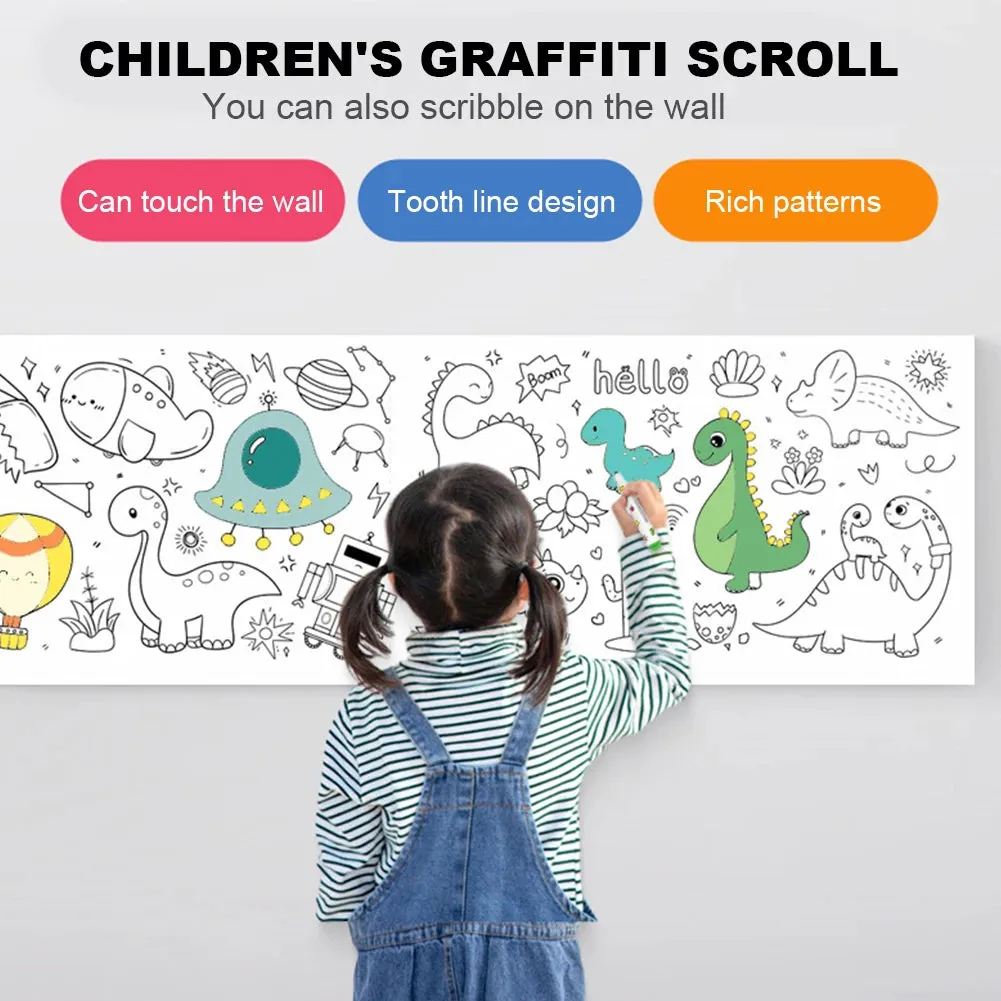 Creative Coloring Paper Roll for Kids - Endless Art Fun & Imagination
