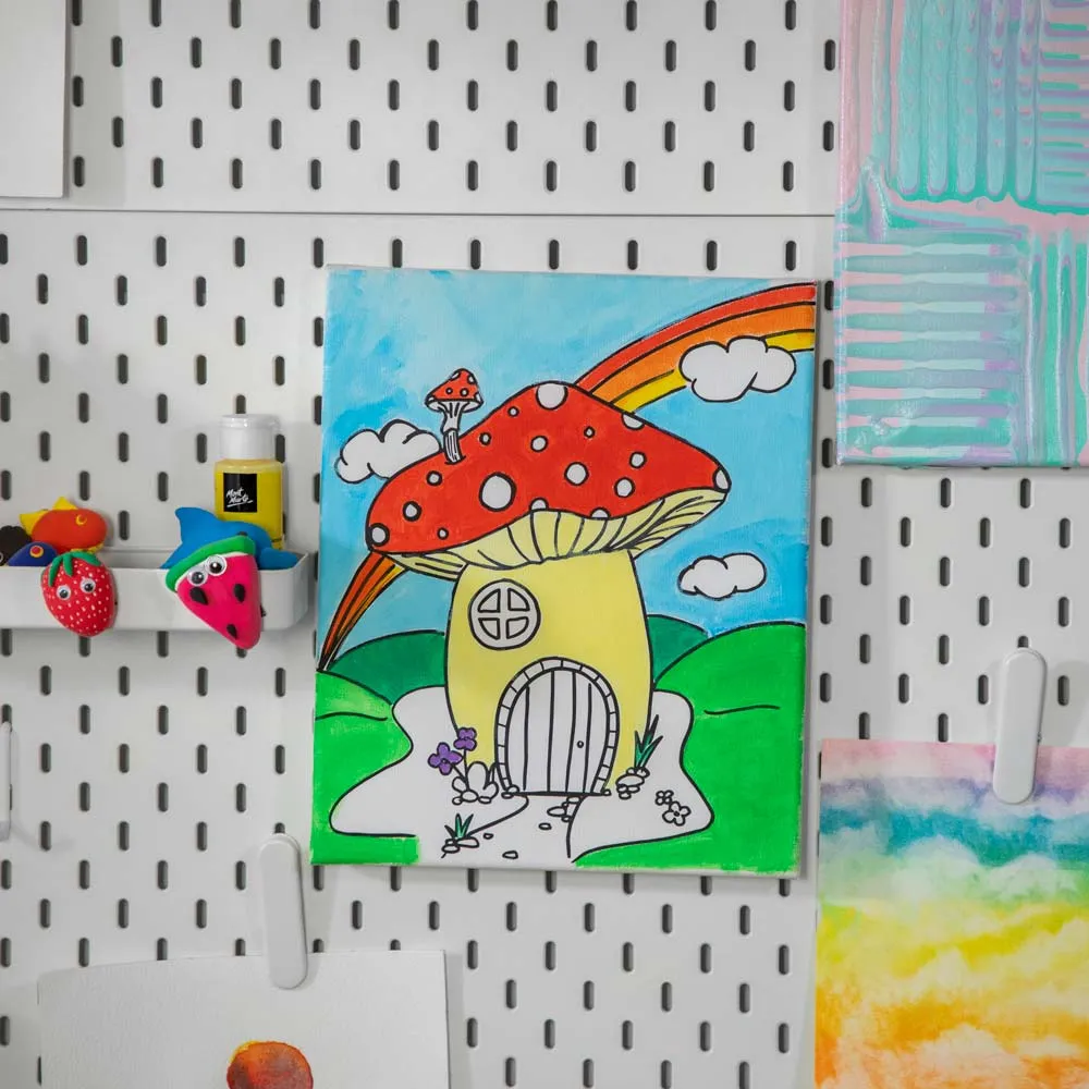 Creative Kids Paint Me Canvas Set 9pc - Toadstool