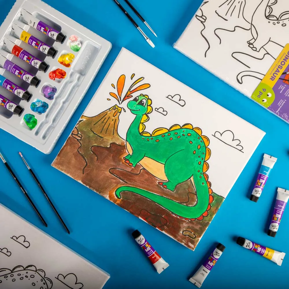Creative Kids Paint Me Set 9pc - Dinosaur