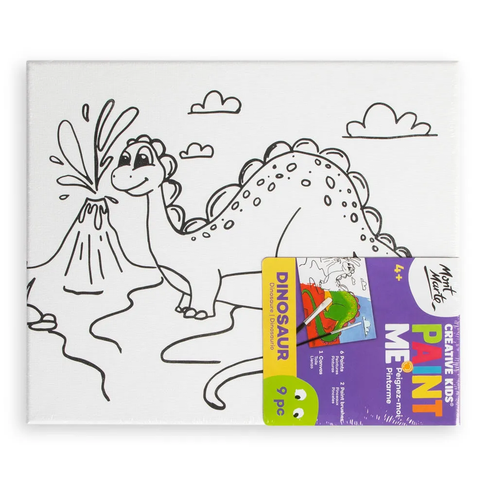 Creative Kids Paint Me Set 9pc - Dinosaur