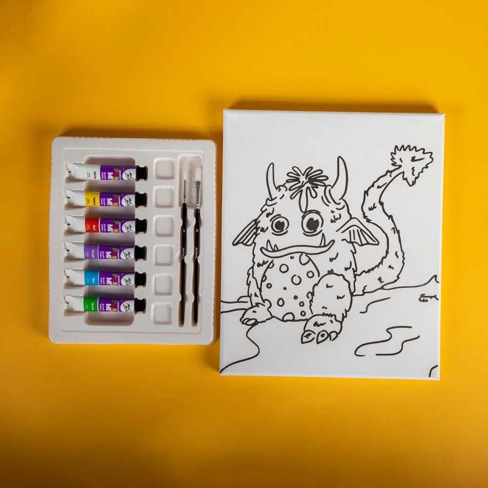 Creative Kids Paint Me Set 9pc - Monster
