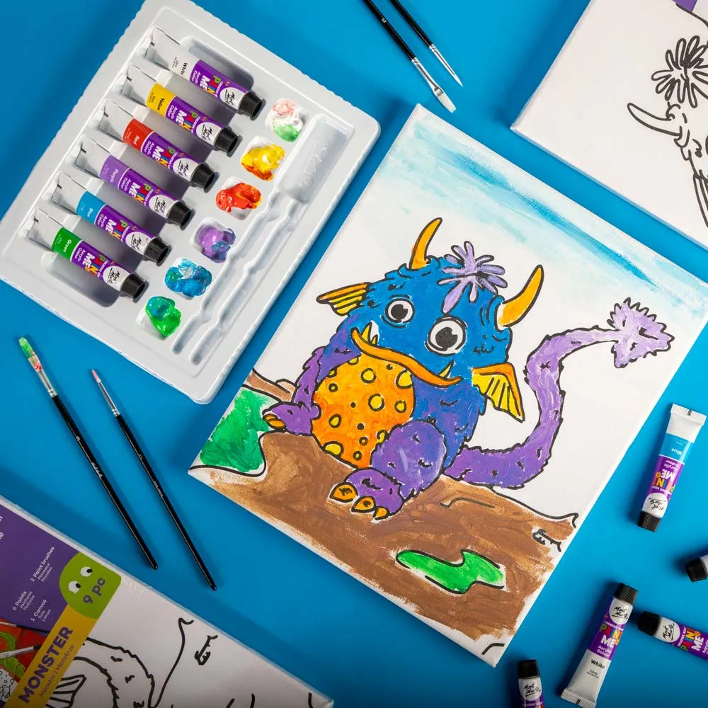 Creative Kids Paint Me Set 9pc - Monster