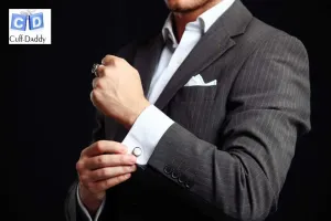 Cuff-Daddy Carbon Fiber Cross RA Cufflinks with Travel Presentation Gift Box