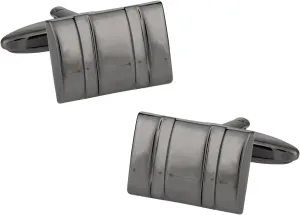 Cuff-Daddy Dark Gunmetal Cufflinks with Presentation Box