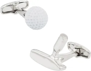 Cuff-Daddy Golf Ball & Putter Cufflinks with Presentation Box