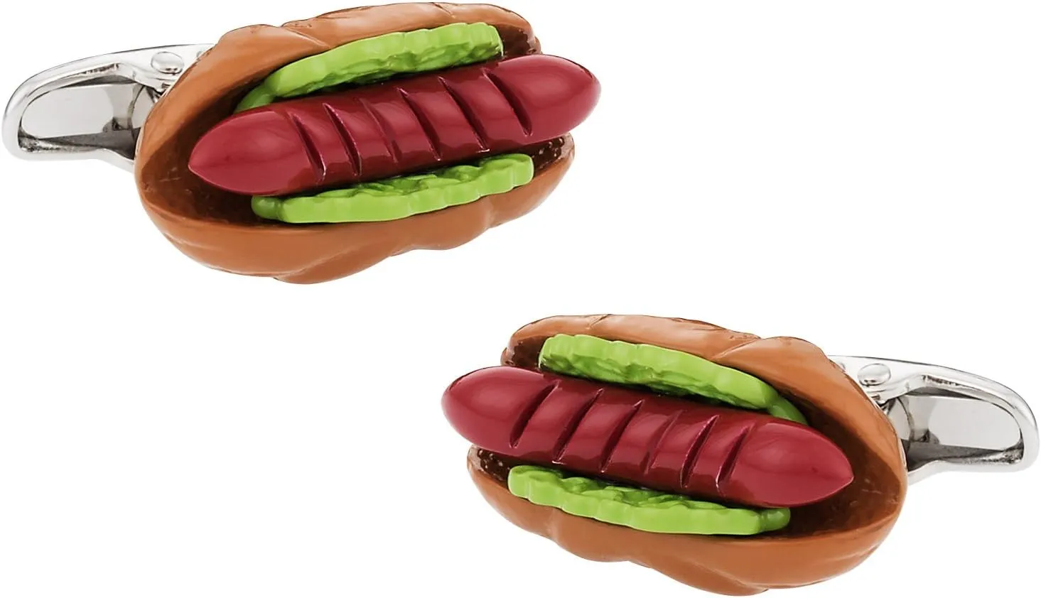 Cuff-Daddy Hotdog Cufflinks with Presentation Box