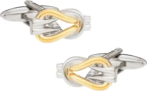 Cuff-Daddy Love Knot Romance Valentine Cufflinks with Presentation Box