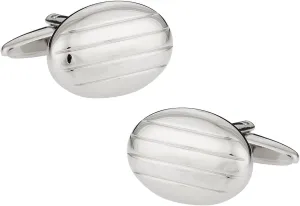 Cuff-Daddy Silver Pillow Cufflinks with Presentation Box