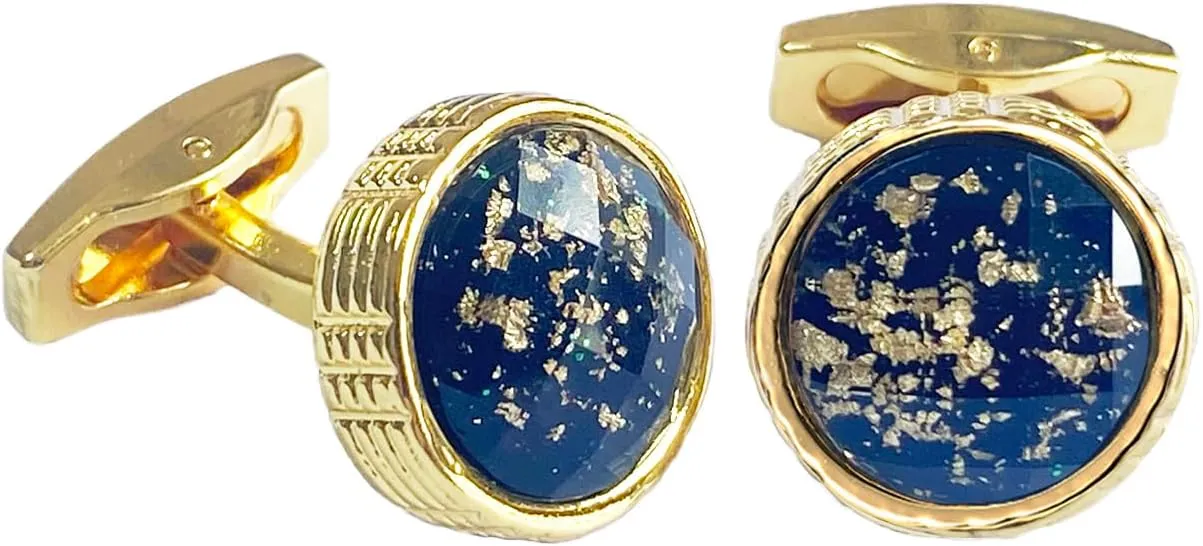 Cufflinks for Men, Groom Cufflinks Gold Plated Mens Cufflinks Unique Gift for Groomsman Brother Father