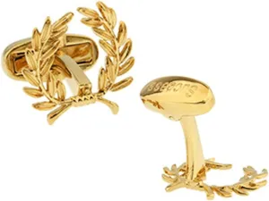 Cufflinks Vintage, Cufflink Set Business Birthday Groom Gifts Gold Brass Cuff Links Flower Design