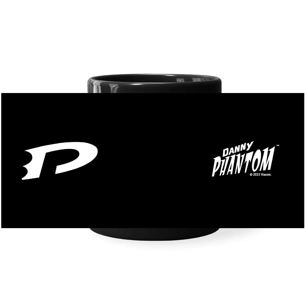 Danny Phantom Logo Black Mug