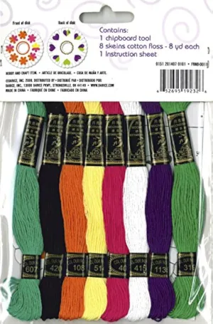 Darice Friendship Bracelet Kit, Bright