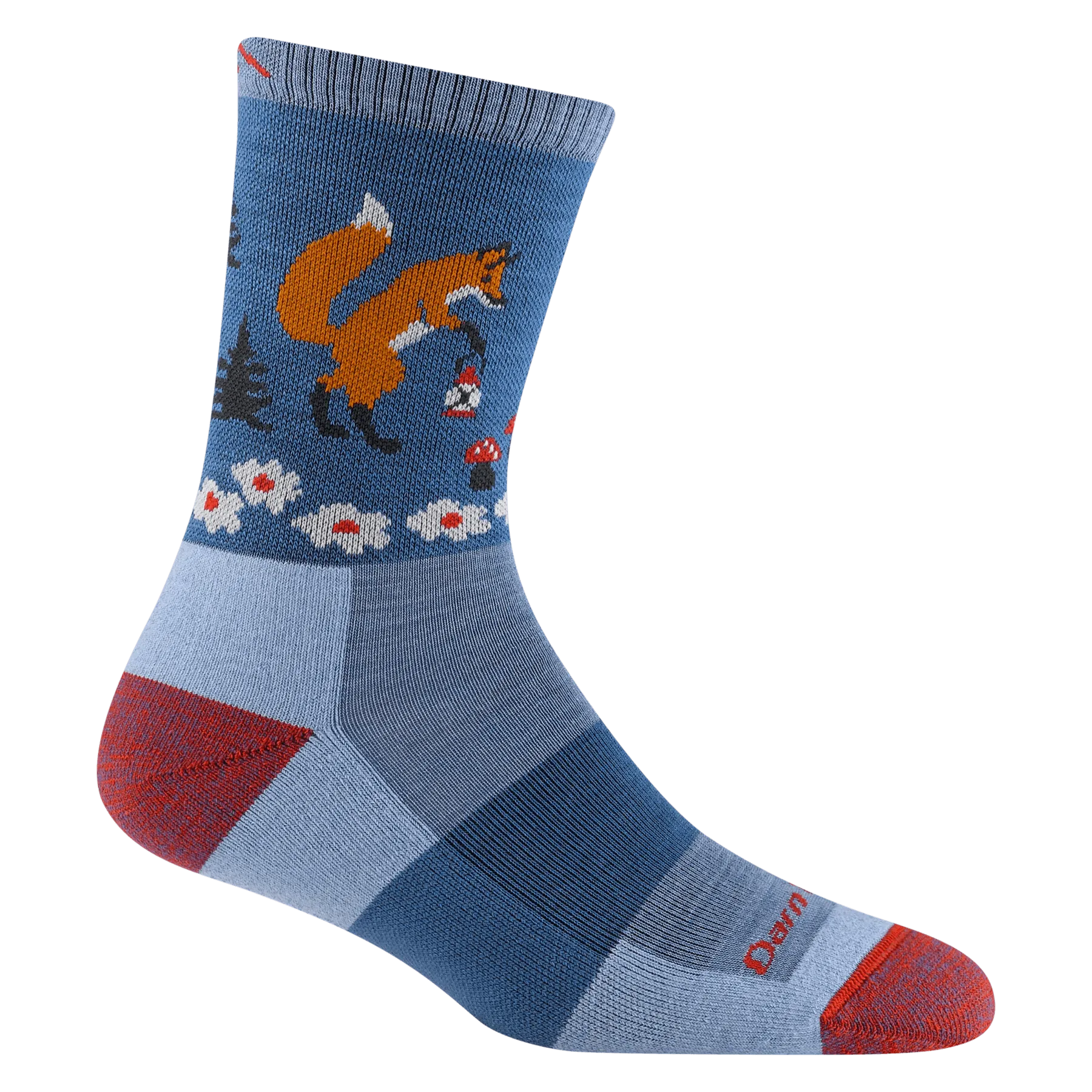 Darn Tough Critter Club Lightweight Micro Crew Women's Sock – Durable, Comfortable, and Fun Socks for Everyday Adventures