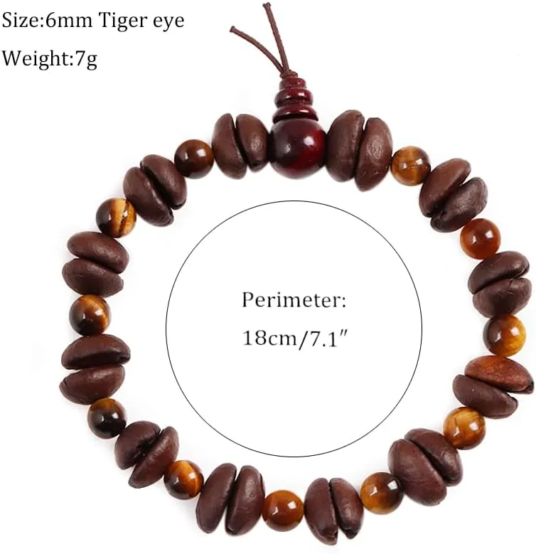 Day Day Up Real Coffee Bean Charm Bracelet for Men & Women Handmade Stretch Beaded Bracelet  Unique Jewelry Gift for Coffee Lovers Bracelets