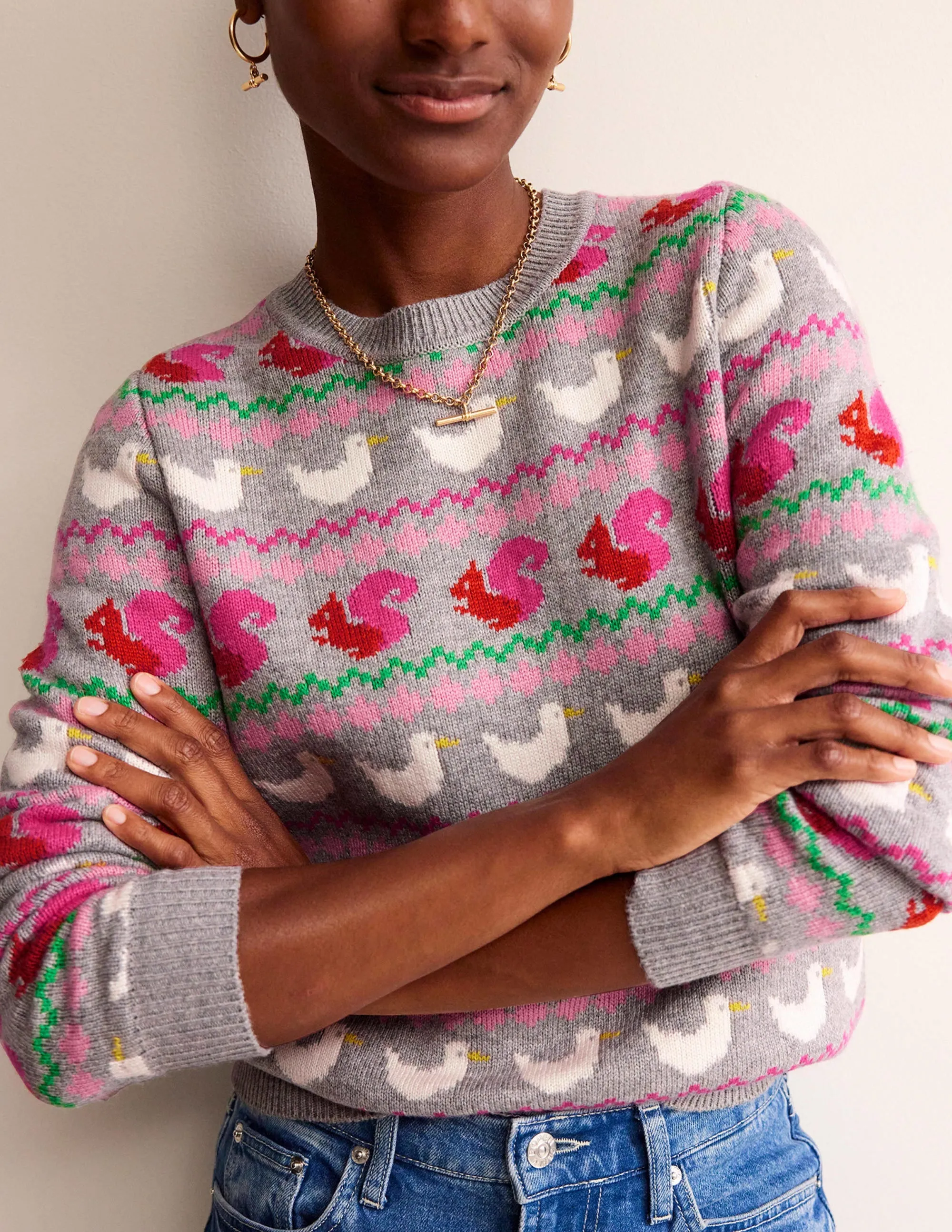 Edie Fair Isle Jumper-Nature Lover