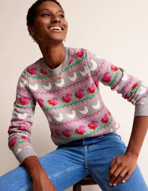 Edie Fair Isle Jumper-Nature Lover