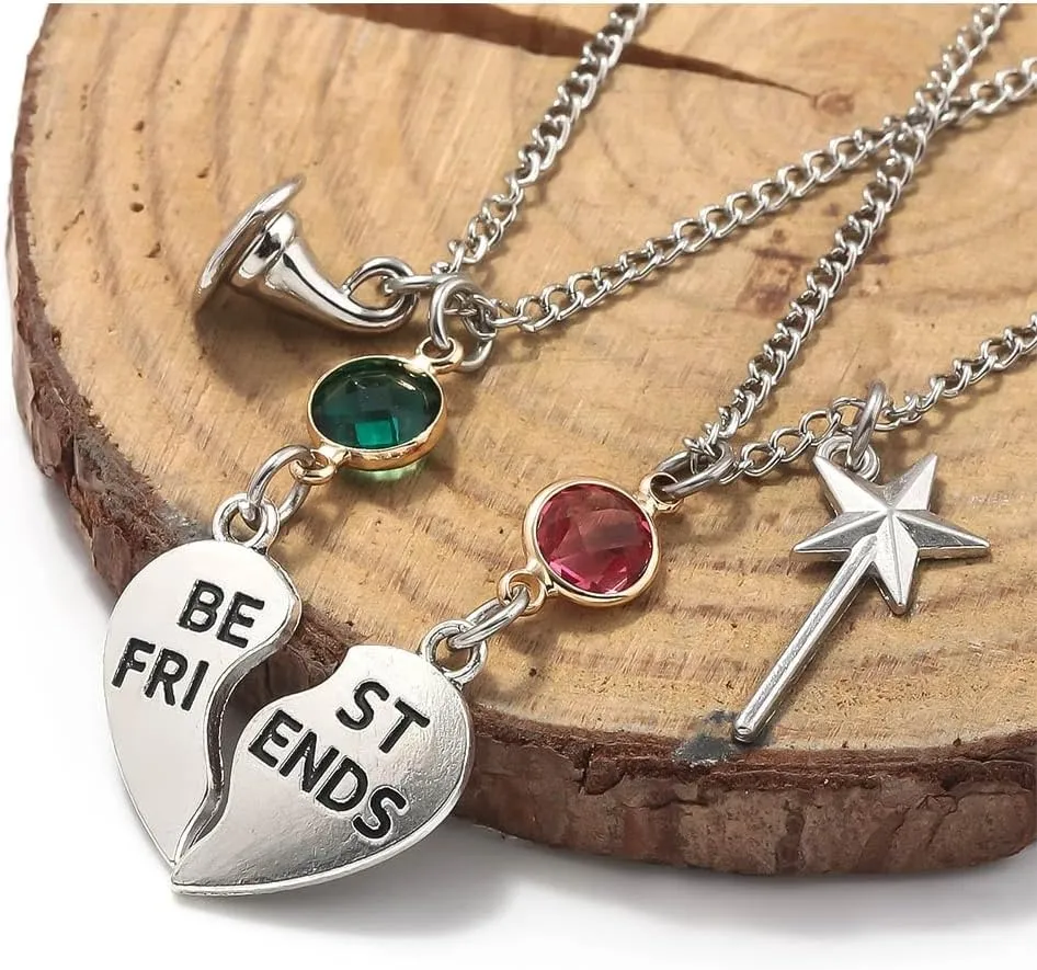 Elphaba Glinda Friendship Bracelets Elphaba Glinda Matching Crown Hat Bracelets Best Friends Neacklace for Women