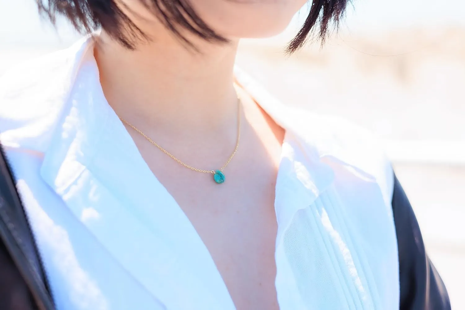 Emerald Necklace for Women, Premium Gold Heart Necklaces for Women - Tarnish Free 18K Gold Plated Certified S925 Classic Statement Necklace Gold Jewelry for Women - Mothers Day Gifts for Mom Wife