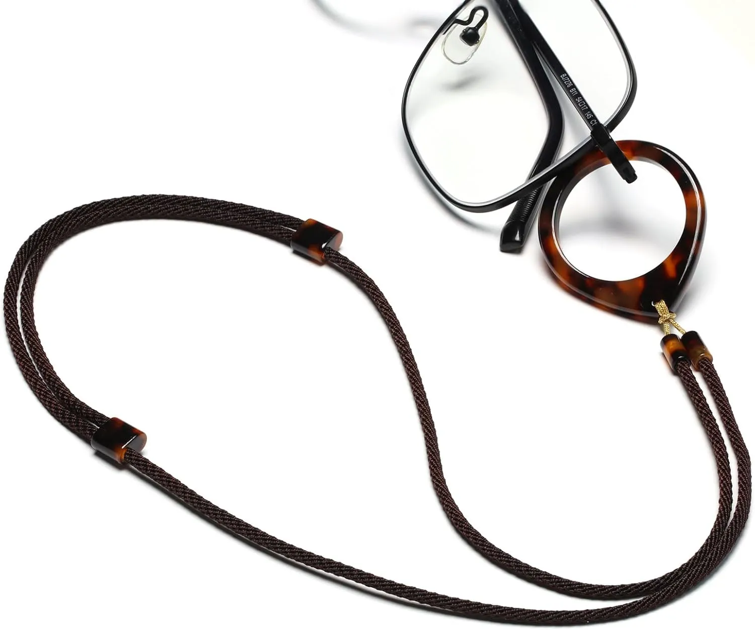 Eyeglass Holder Necklace Acrylic Eyeglass Loop Strap Sunglasses Holder Ring Chain Lanyard