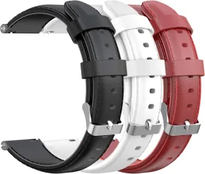 FitTurn Compatible with FITVII Slim Fitness Tracker Bands Leather Quick Release Watch Band Strap for FITVII Slim Fitness Tracker Women Kids